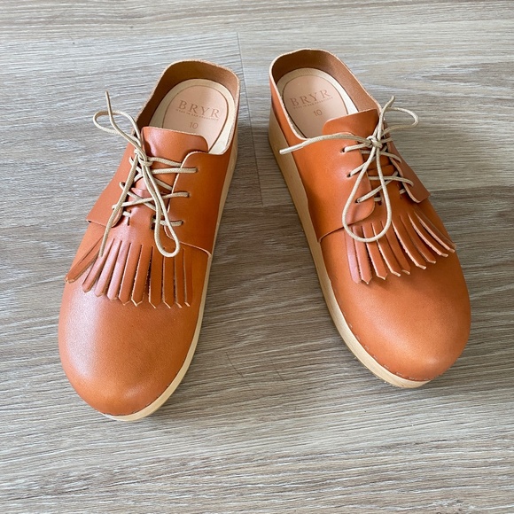 Zoe Platform w Kilt, Whiskey leather - Picture 5 of 12